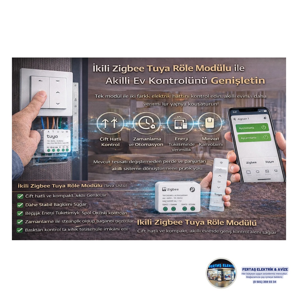 Audio Akıllı Röle Modülü Ev İçi Elektrik Kesici