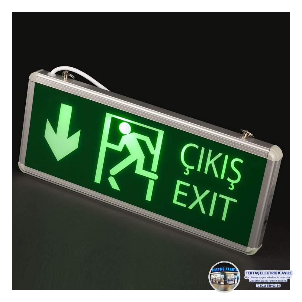 Cata Acil Aydınlatma ve Yönlendirme Armatürü EXIT (Çıkış)