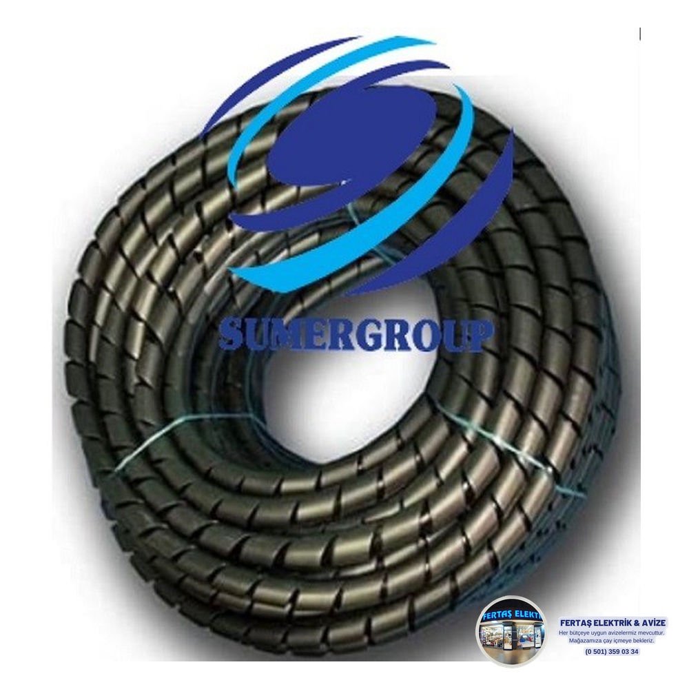 Kablo Toplama Çorabı Spiral Hortum 20mm 2 Metre