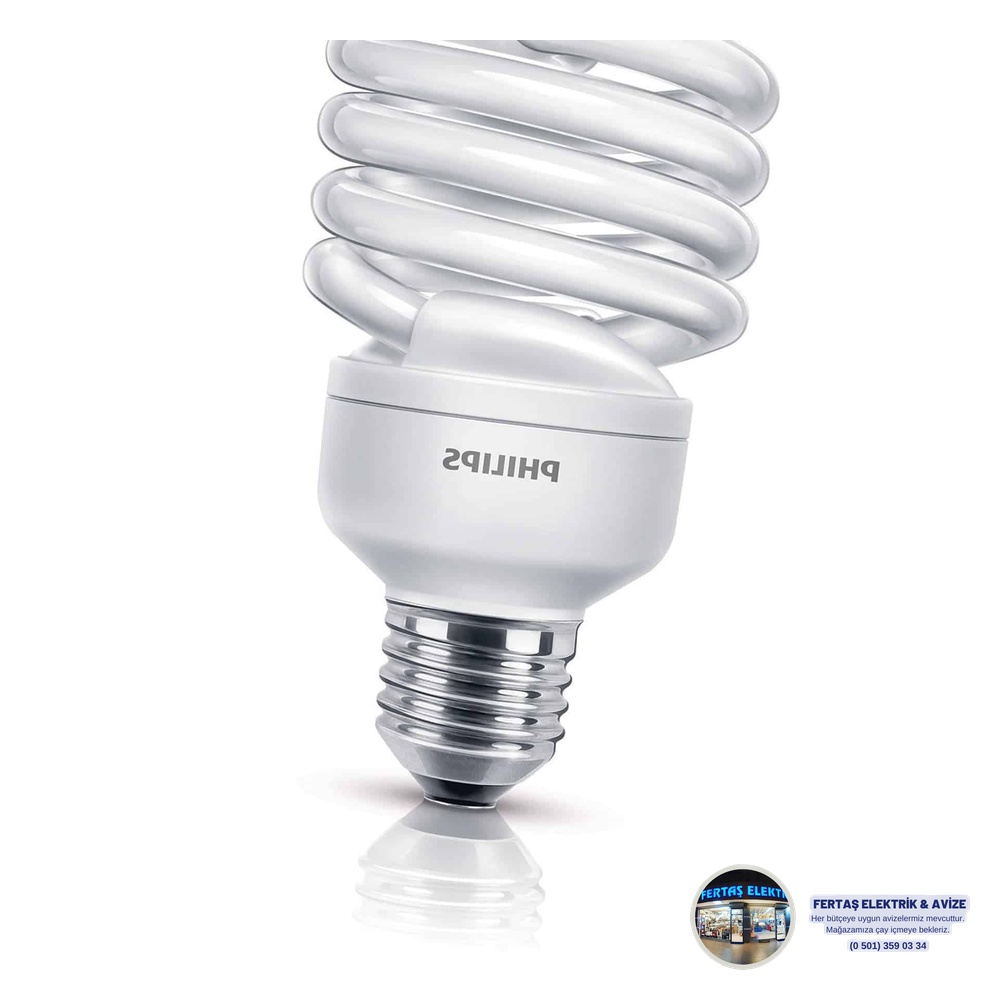 Philips Tornado 23W E27 Tasarruflu Spiral Ampul Sarı