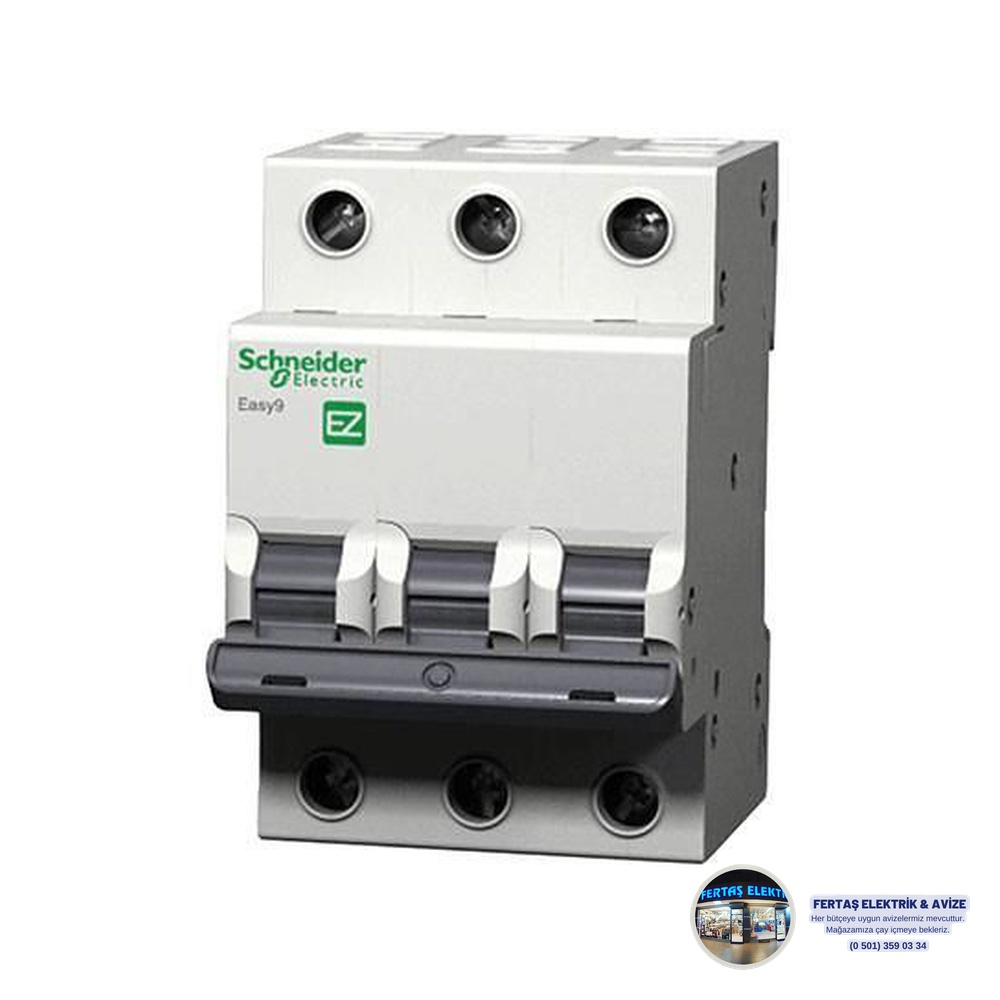 Schneider Easy9 3 Fazlı 40A C Tipi Otomatik Sigorta