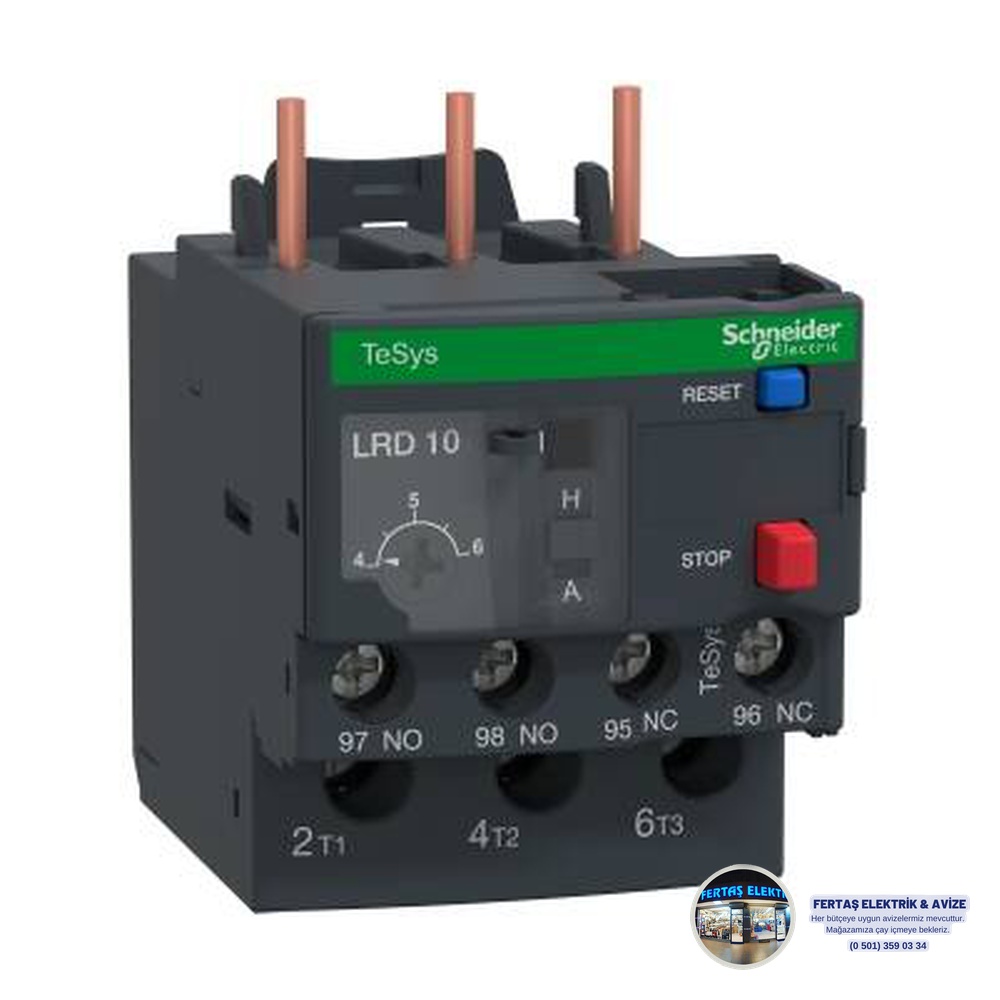 Schneider TeSys Deca Termik Röle 4-6A Motor Koruma