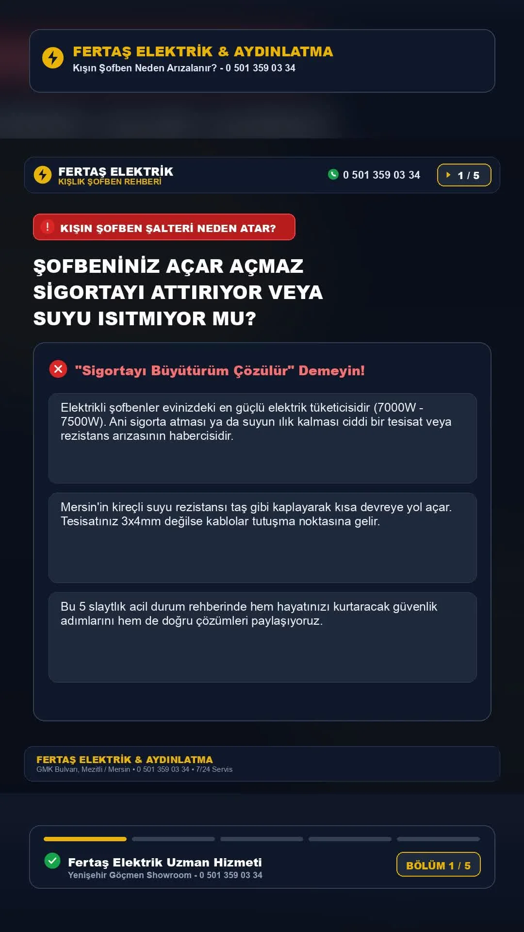 Kışın Şofben Neden Arızalanır? Fertaş Elektrik