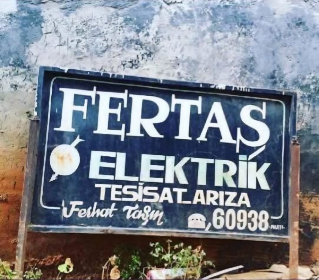 Fertaş Elektrik Tarihi Tabela 60938